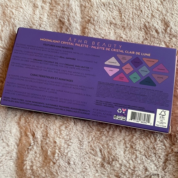 2 for $30 - Athr Beauty - BNIP Moonlight Crystal Eyeshadow Palette - Picture 3 of 3